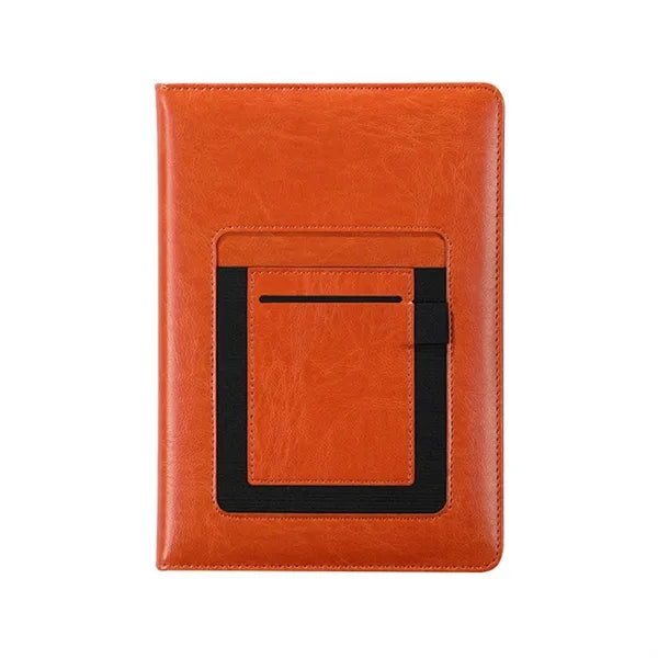 A5 PU Medium Notebook with Phone Card Holder