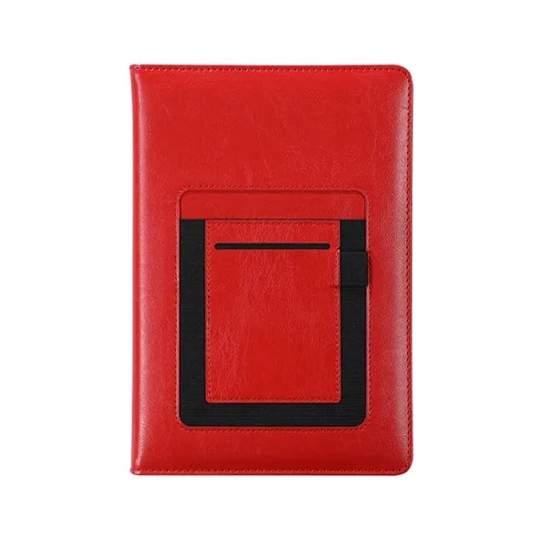 A5 PU Medium Notebook with Phone Card Holder