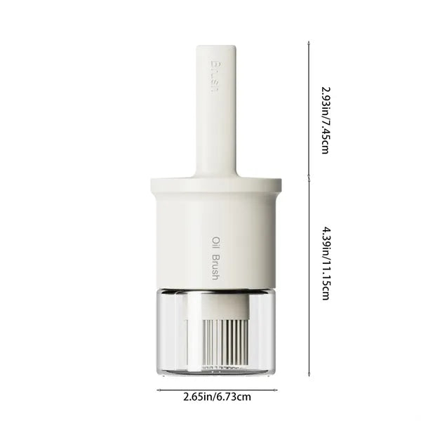 Oil Dispenser Bottle with Heat Resistant Brush