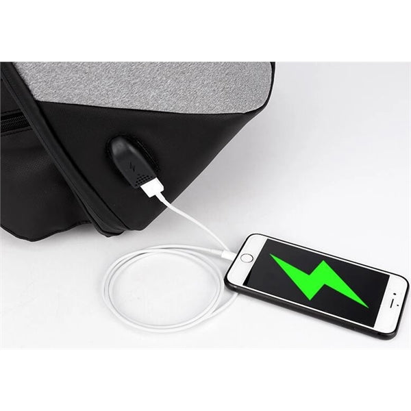 Backpack with USB charging port