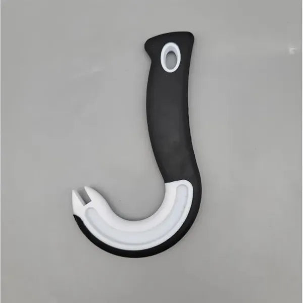 Hook-shaped can opener