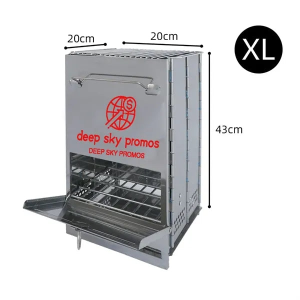 Square Stainless Steel Foldable BBQ Rack