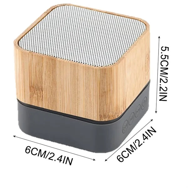Squared Bamboo Wireless Bluetooth Speaker