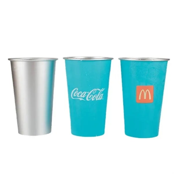 Rolled Edge Color Changing Aluminum Cups