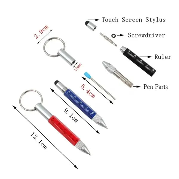 6 in 1 multi-function tool pen