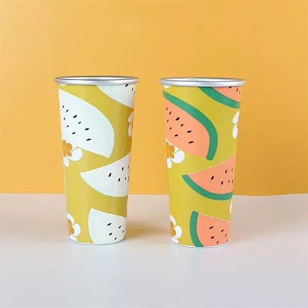 Rolled Edge Color Changing Aluminum Cups