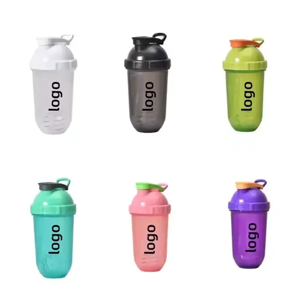 17oz Plastic Gym Blender Shaker Bottle With Ball