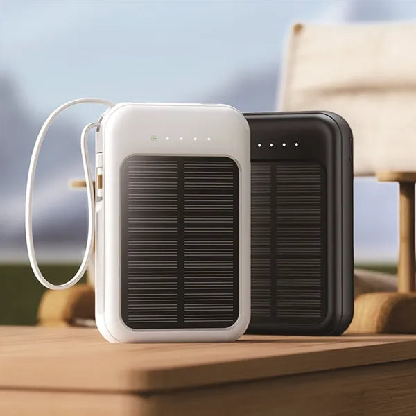 5000mah Faster Charging Solar Power Bank