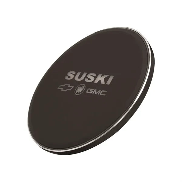 15W Round Light Up LED Logo Wireless Charger
