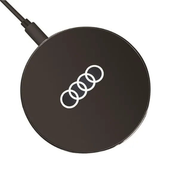 15W Round Light Up LED Logo Wireless Charger
