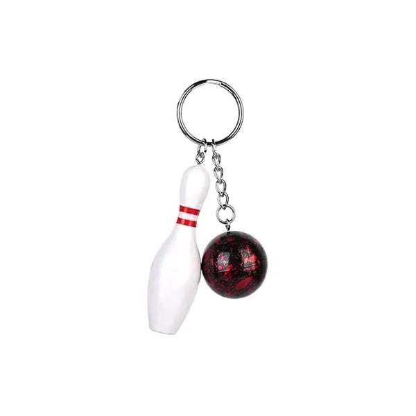 Mini Bowling Keychain with Ball