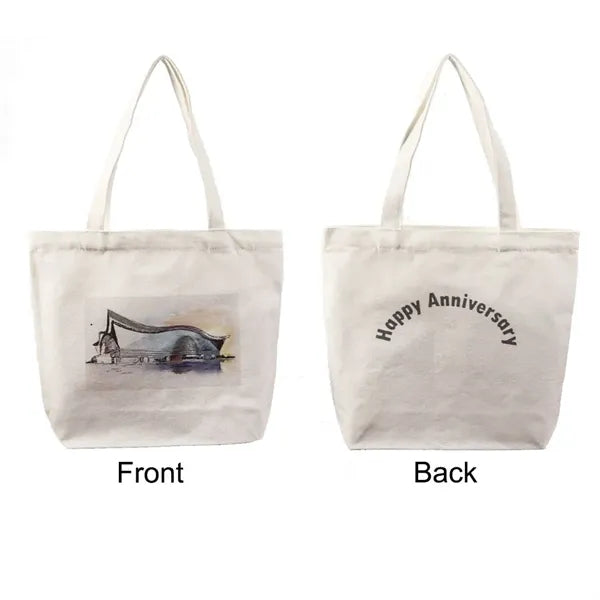 12oz Sublimated Canvas Shopping Bag