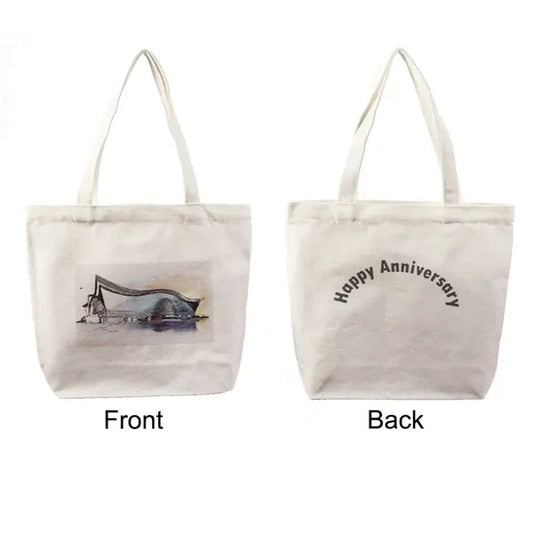 12oz Sublimated Canvas Shopping Bag