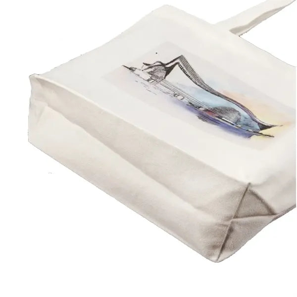 12oz Sublimated Canvas Shopping Bag