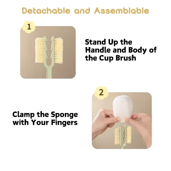 Multi-functional Cup Brush for Washing