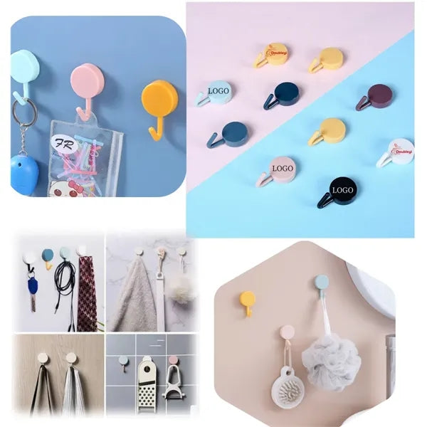 Multifunctional wall adhesive hook