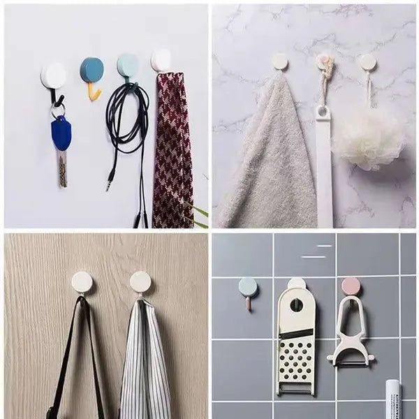 Multifunctional wall adhesive hook