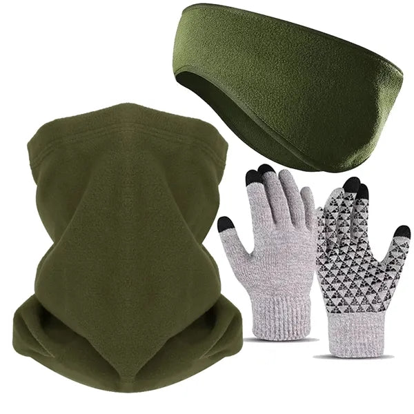 Ear Warmer Winter Mask Gloves Set