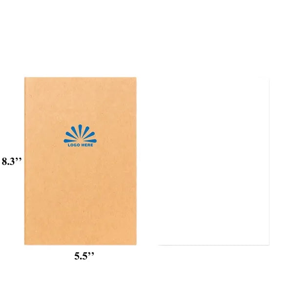 A5 Size Kraft Notebook 30 Sheets