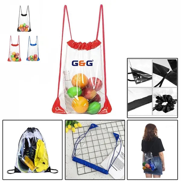 Clear Drawstring Backpack