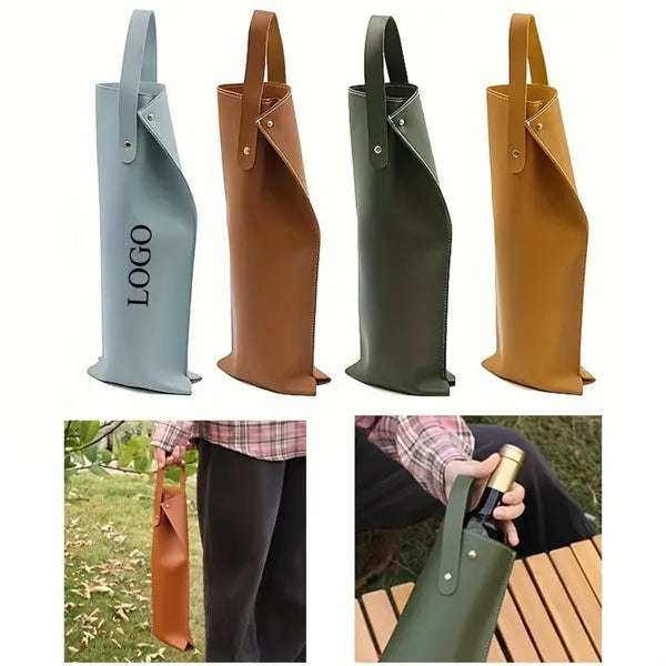 Wine Tote Bag Leather