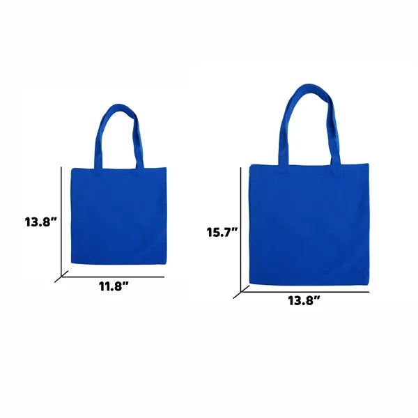 Cotton Canvas Grocery Tote Bag
