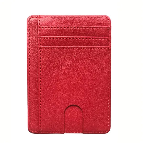RFID Blocking Smart Slim PU Wallet