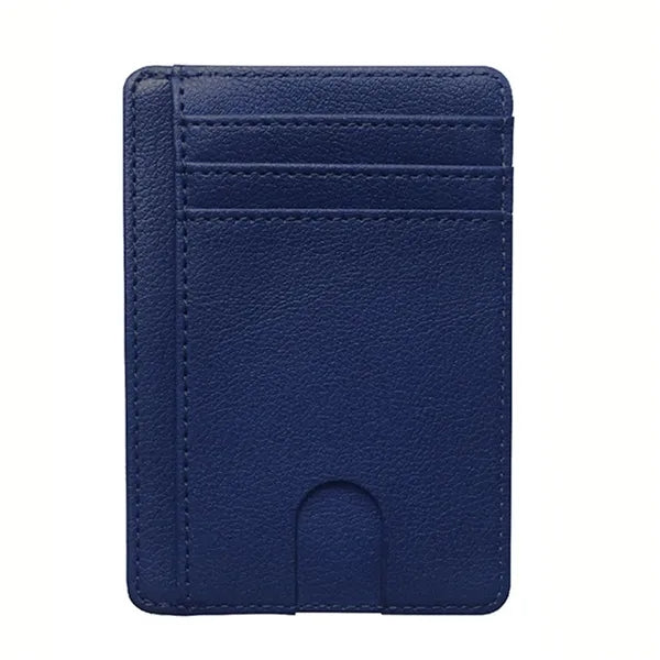 RFID Blocking Smart Slim PU Wallet