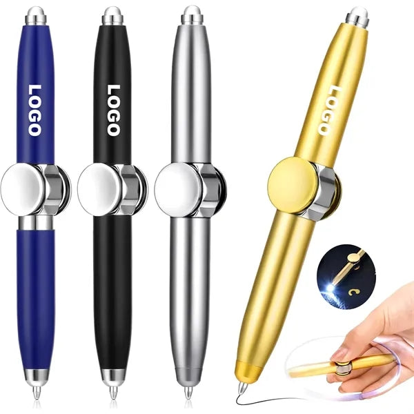 Stress Reducer Writing Tool Spinning Fidget Ballpoint Pen