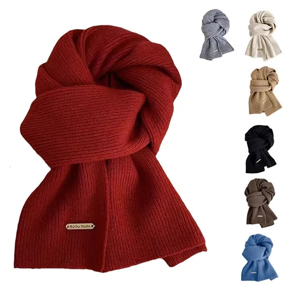 Preppy Style Knitted Scarf Graduation Gift