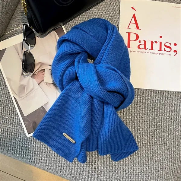 Preppy Style Knitted Scarf Graduation Gift