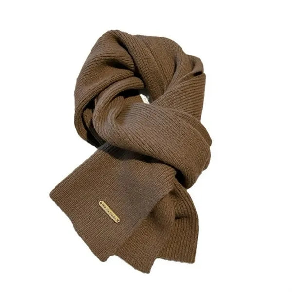Preppy Style Knitted Scarf Graduation Gift