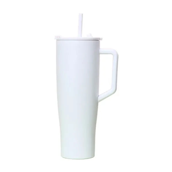40 oz Tumbler with Handle and Straw Lid