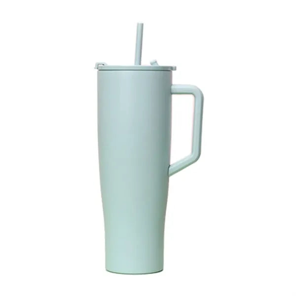 40 oz Tumbler with Handle and Straw Lid