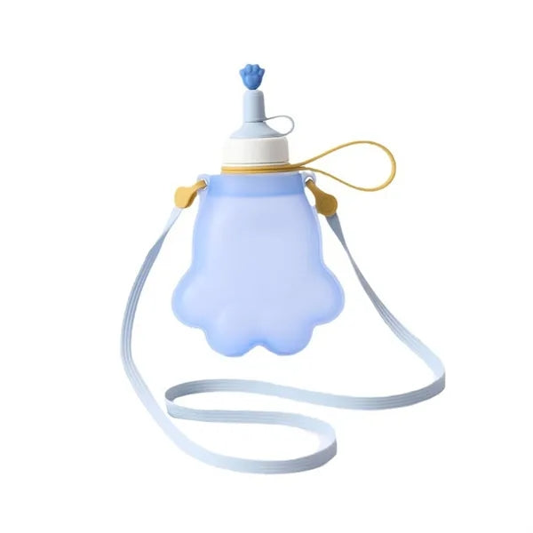 Ikv Baby Cat Water Bottle Kids Sippy Cup 2 in 1