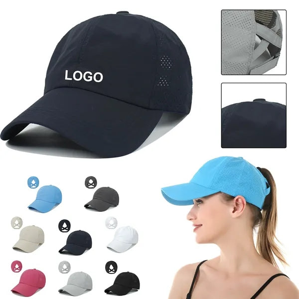 Criss Cross Ponytail Baseball Cap