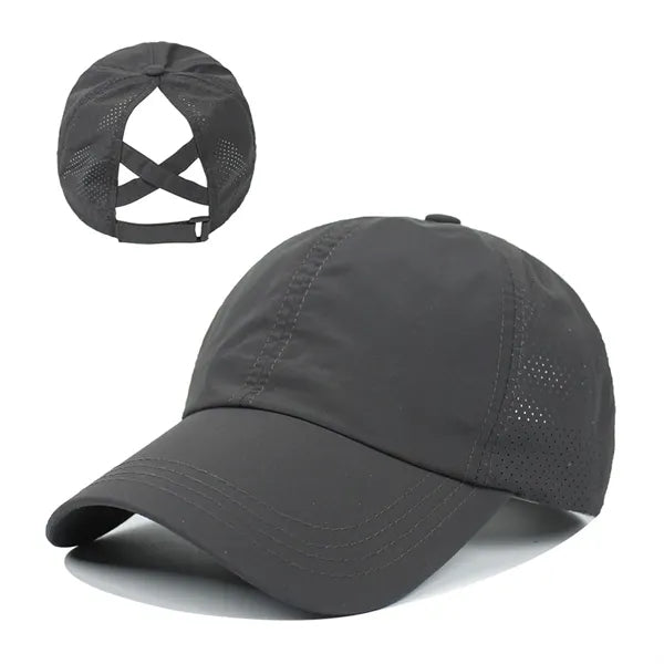 Criss Cross Ponytail Baseball Cap