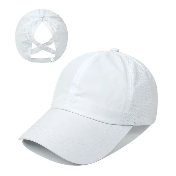 Criss Cross Ponytail Baseball Cap