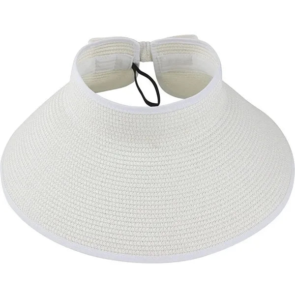 Wide Brim Roll up Straw Sun Hat