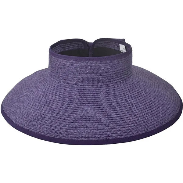 Wide Brim Roll up Straw Sun Hat