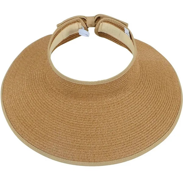 Wide Brim Roll up Straw Sun Hat