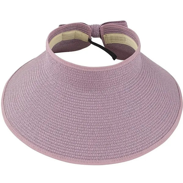 Wide Brim Roll up Straw Sun Hat