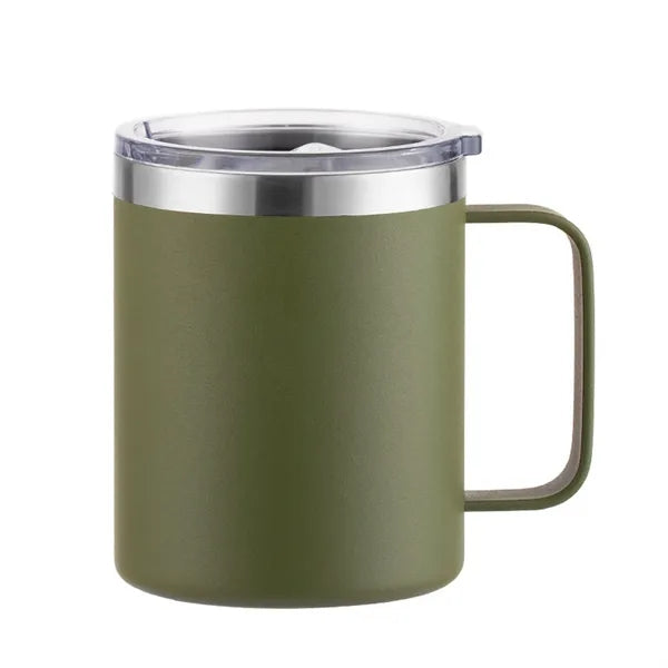 12oz Coffee Mug Tumbler with Lid and Handle