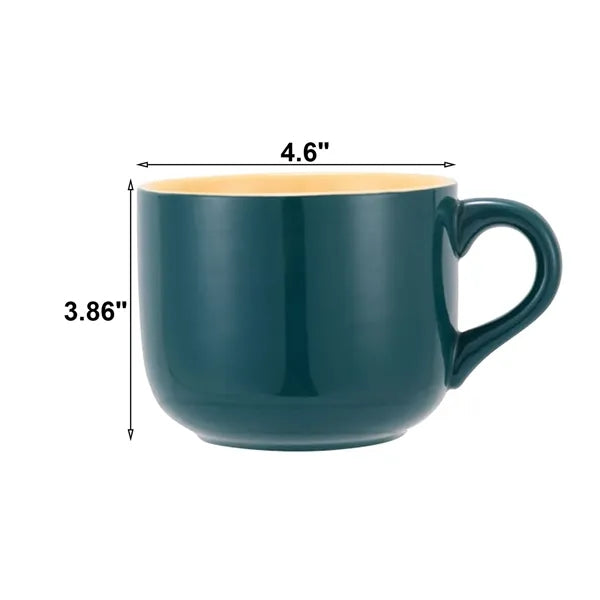 23oz Porcelain Large Oatmeal Mug