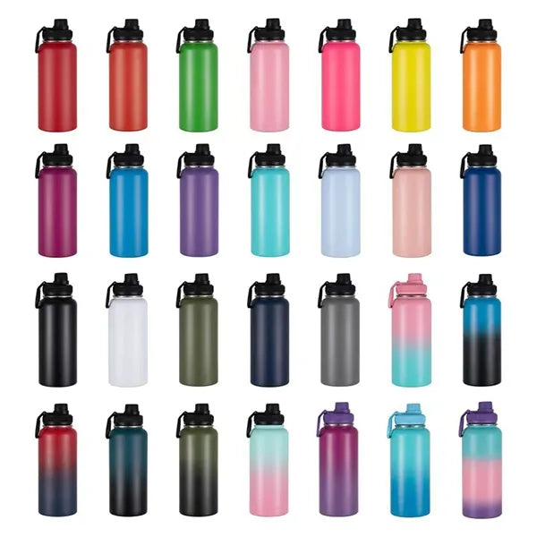 18 Oz Stainless Steel Insulated Sport Water Bottle