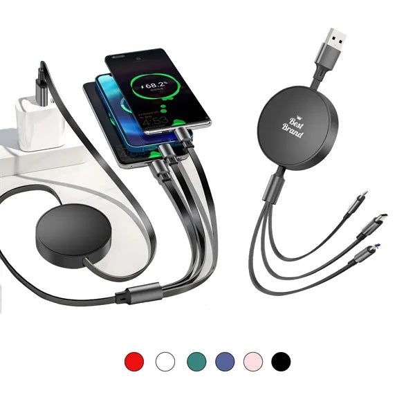 3 In 1 Phone Charging Data Cable 6A