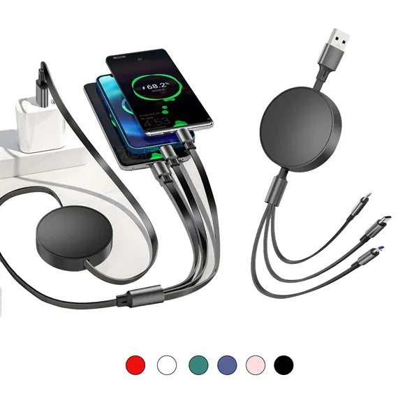 3 In 1 Phone Charging Data Cable 6A