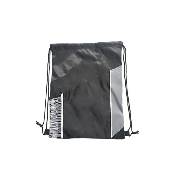 Tri - Color Polyester Drawstring With Gauze Bag