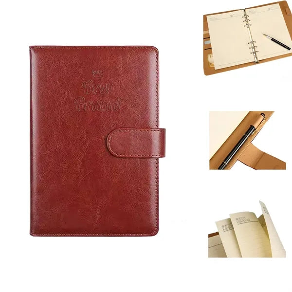 A5 Pu Business Magnetic Refillable Notebook