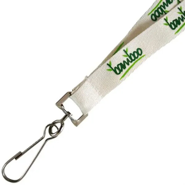 Silkscreened Bamboo Fiber Lanyard